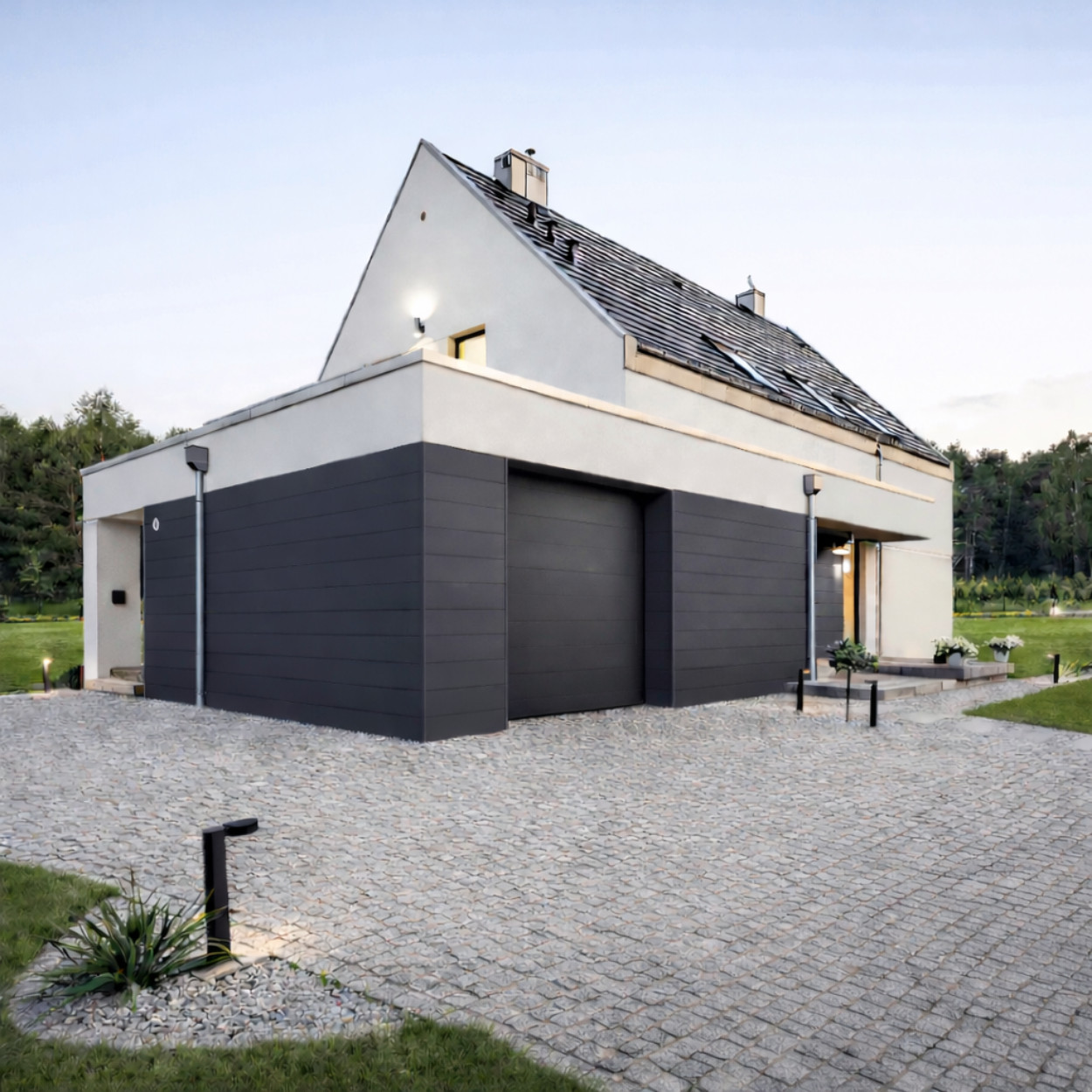 HardiePlank® VL Gevelbekleding Cedar Houtnerf Midnight Black